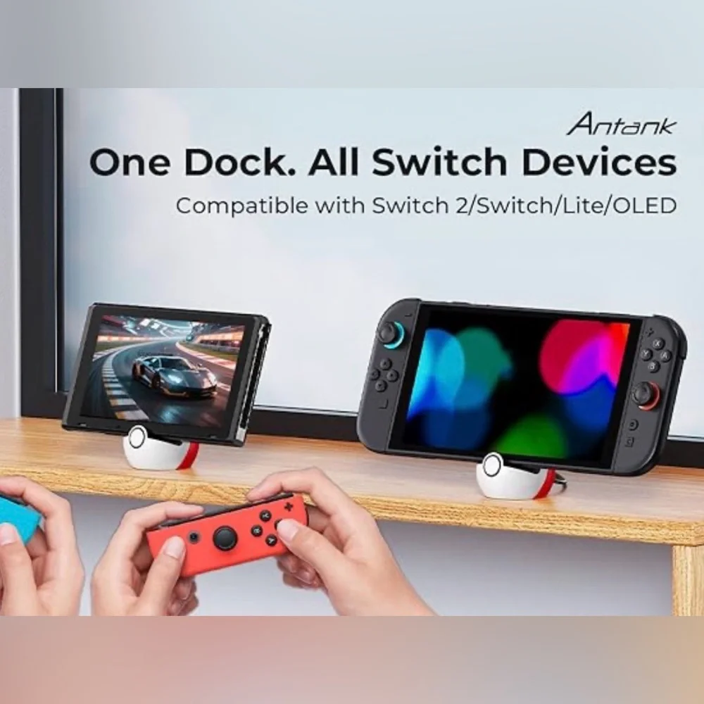 Antank Pokeball Charging Stand for Switch